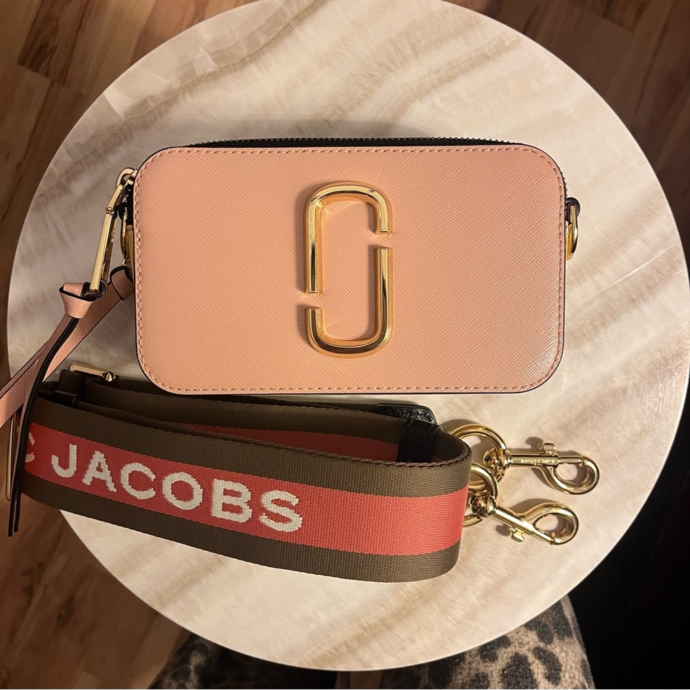 Marc Jacobs Snapshot Colorblock Crossbody Bag - Yellow / Pink